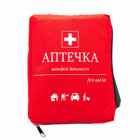 Аптечка медична автомобільна АМА-1 у червоній сумці