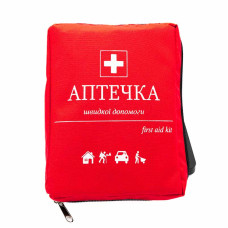 Аптечка медична автомобільна АМА-1 у червоній сумці