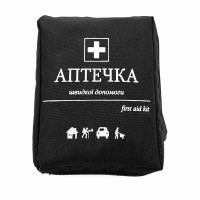 Аптечка медична автомобільна АМА-1 у чорній сумці