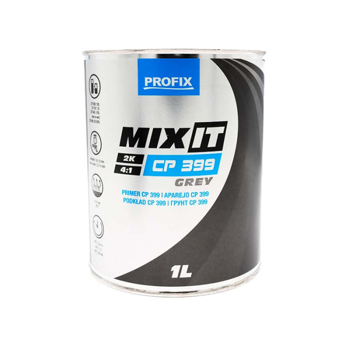 Грунт акриловий сірий 1л + 0,25л Profix СР 399 MixIT 2K HS 4:1, комплект з затв.