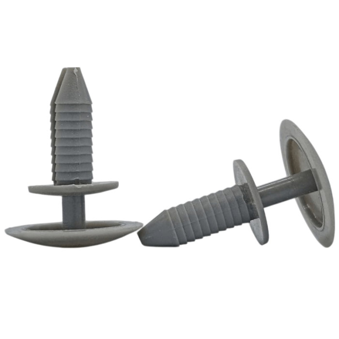 Клипса газель, 26 мм, серая