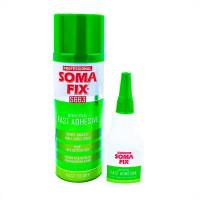 Клей двокомпонентний SOMAFIX 200мл+50г S663