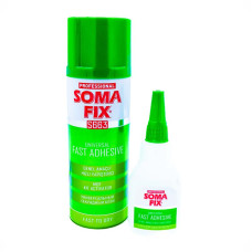 Клей двокомпонентний SOMAFIX 200мл+50г S663