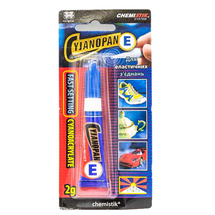 Клей супер CYJANOPAN E (Ціанопан) 2г