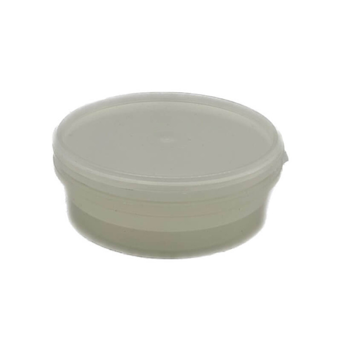 Баночка пластикова з кришкою 0,2л