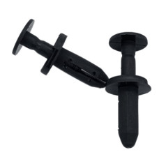 Нажимное крепление 2х-лепестковое штырек со шляпкой цвет черный (арт. 4256)