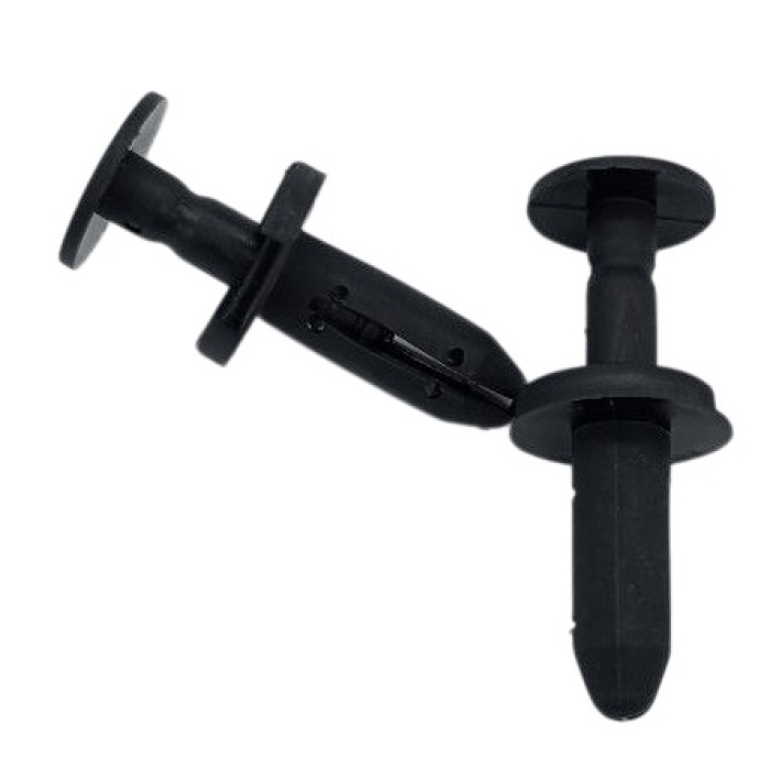 Нажимное крепление 2х-лепестковое штырек со шляпкой цвет черный (арт. 4256)