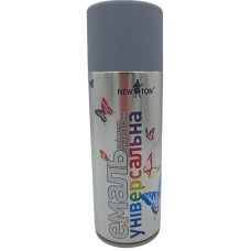 Краска универсальная в аэрозоле NEW TON 400мл серая матовая RAL 7046