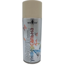 Краска универсальная в аэрозоле NEW TON 400мл бежевая матовая RAL 1040