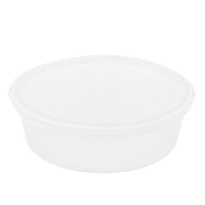 Баночка пластикова з кришкою 0,3л