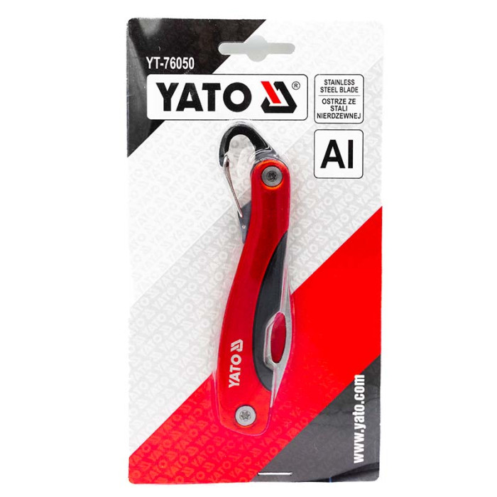 Ніж складаний YATO L=125мм (арт. YT-76050)