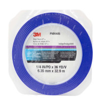 Малярна стрічка тонка синя 3М 6,35 мм х 32,9 мм (для розділення кольору)