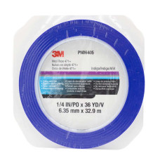 Малярна стрічка тонка синя 3М 6,35 мм х 32,9 мм (для розділення кольору)