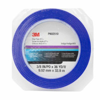 Малярна стрічка тонка синя 3М PN02510 9,52мм х 32,9мм (для розділення кольору)