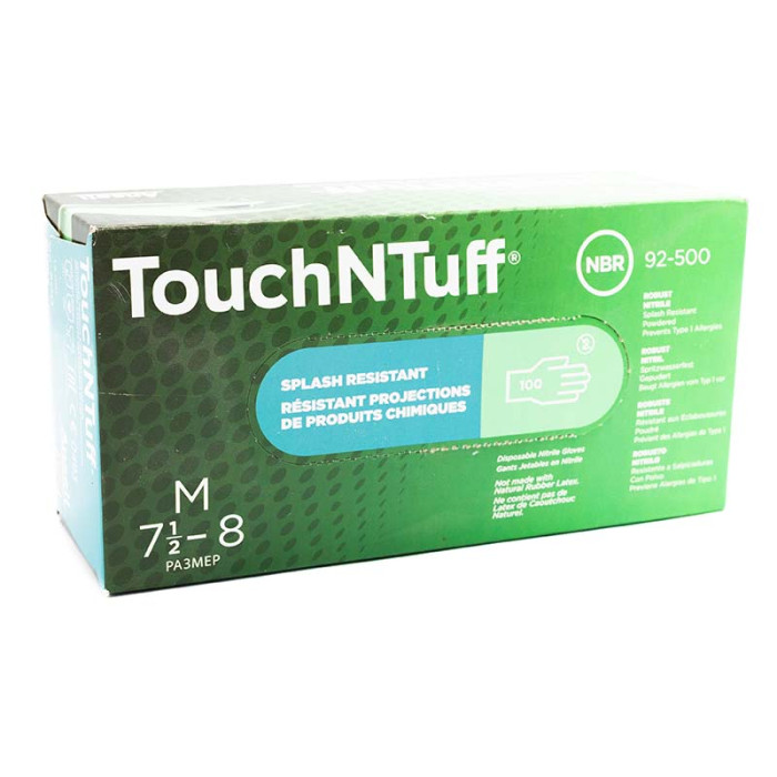 Рукавички нітрилові M (100шт) TouchNTuff (ціна за пару)