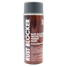 Фарба аерозольна Deco Color 4в1 Rust Blocker RAL 7011 сіра 400мл