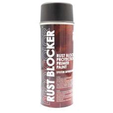 Фарба аерозольна Deco Color 4в1 Rust Blocker RAL 9005 чорна 400мл