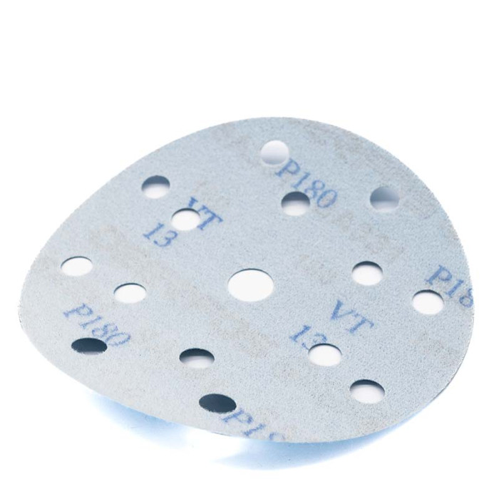 Абразивний круг DeerFos P180/d150 15 отв (синій на пласт. осн.)