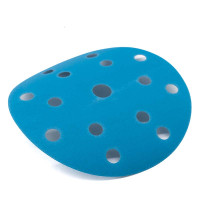 Абразивний круг DeerFos P240/d150 15 отв (синій на пласт. осн.)