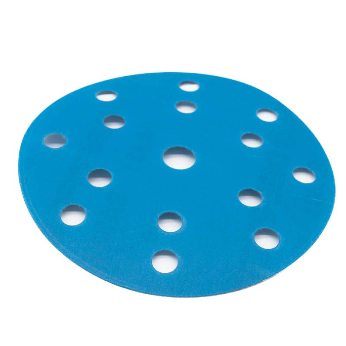 Абразивний круг DeerFos P400/d150 15 отв (синій на пласт. осн.)