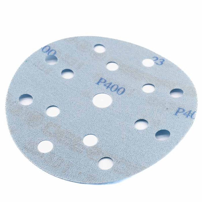 Абразивний круг DeerFos P400/d150 15 отв (синій на пласт. осн.)