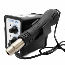 Паяльна станція фен Technet 858 + 4 насадки для паяння пластику та бамперів