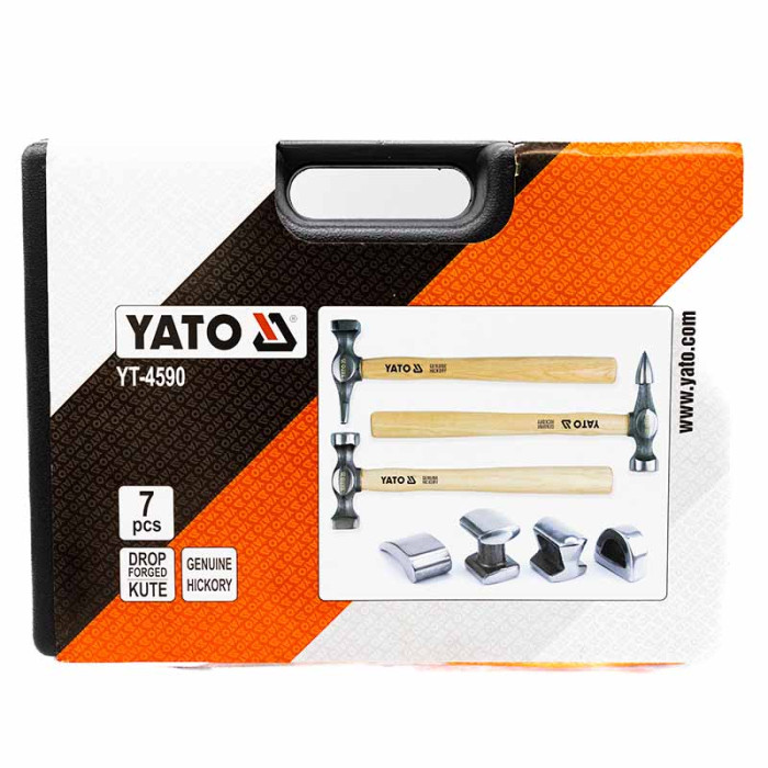Набір правильних молотків 7 шт. YATO YT-4590