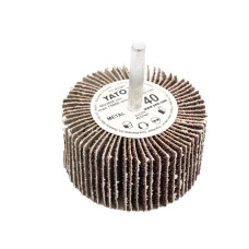 Коло пелюсткове в оправці YATO P40 (D-60мм, H-30мм, хвостовик D-6мм)