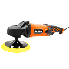 Полірувальна мережева машина YATO YT-82196 1400 Вт. диск 180 мм 600-3500 об/хв, кріплення М14