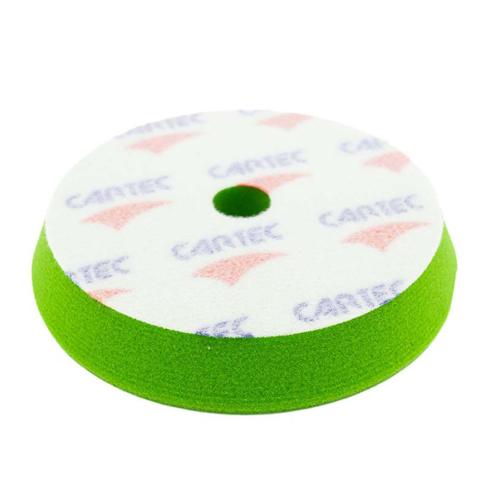 Коло полірувальне на липучці Cartec Orbital (D150/H25) Зелене - надтверде (ексцентрик - 15 мм)