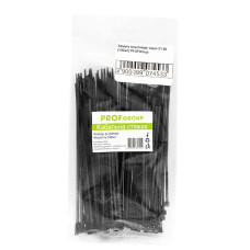 Хомути пластикові чорні 3*150 (100шт) PROFGroup
