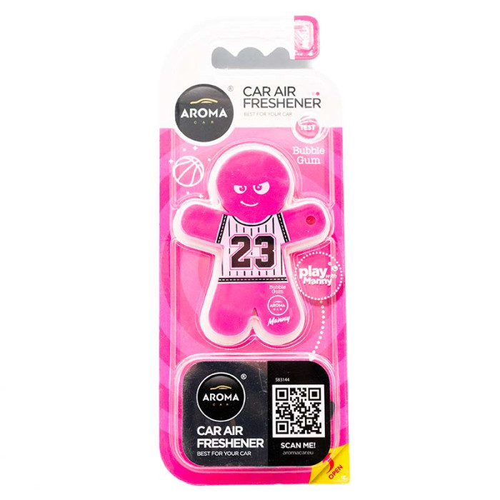 Ароматизатор Aroma Car Manny - BUBBLE GUM (92994)