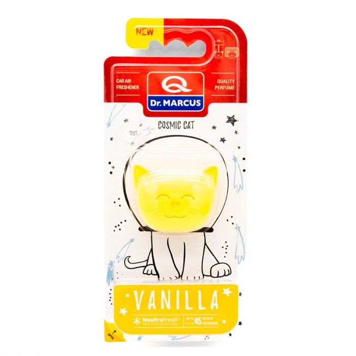 Ароматизатор Dr. Marcus Cosmic Cat Vanilla (Ваніль) кліпси на дефлектор (949)