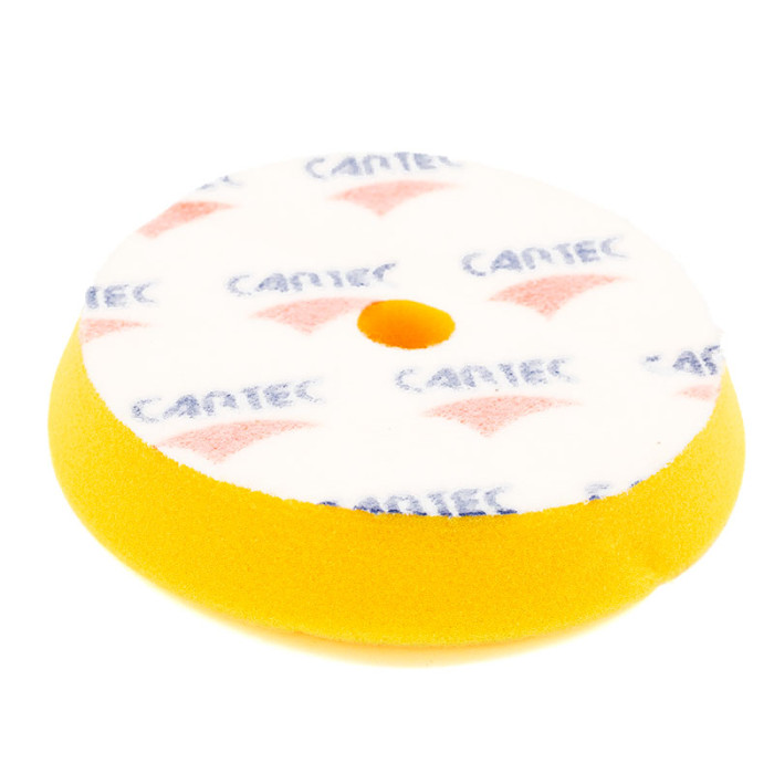 Коло полірувальне на липучці Cartec Orbital (D150/H25мм) жовте середнє (ексцентрик 15 мм)
