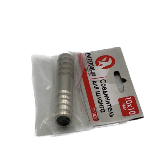 З'єднання на шланг пряме 10мм INTERTOOL PT-1827