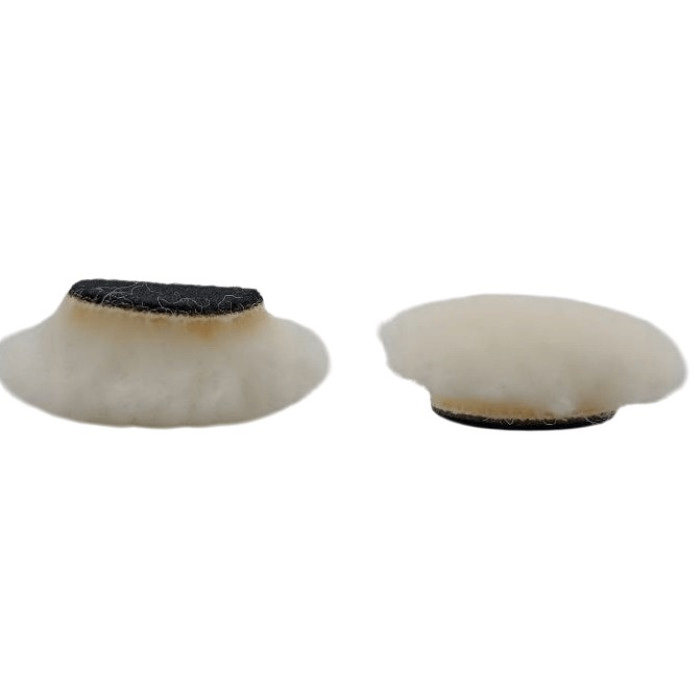 Коло полірувальне вовняне на липучці MaxShine Long Wool Pad білий D25 (10)