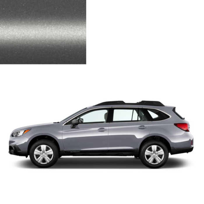 Фарба за кодом металік срібляста Titanium Silver 58E для автомобілів Subaru