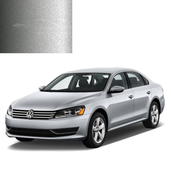 Фарба за кодом металік срібляста Silver Leaf LR7L для автомобілів Volkswagen