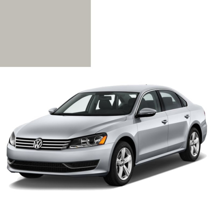 Фарба за кодом металік срібляста Flashsilber LP7Y для автомобілів Volkswagen