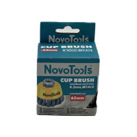 Щітка чашкова з пучками крученого дроту NovoTools 65 мм М14 (арт. NTWB6514ST)