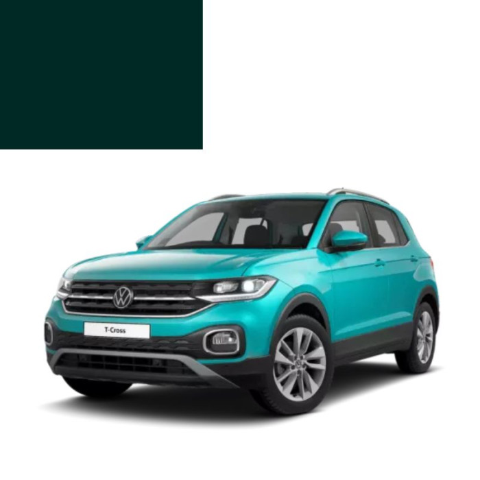 Фарба за кодом акрилова зелена Racinggruen LB6G для автомобілів Volkswagen
