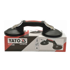 Тримач-присоска для скла подвійна YATO 120 кг