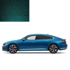 Фарба за кодом металік зелена Dragon Green LC6P для автомобілів Volkswagen