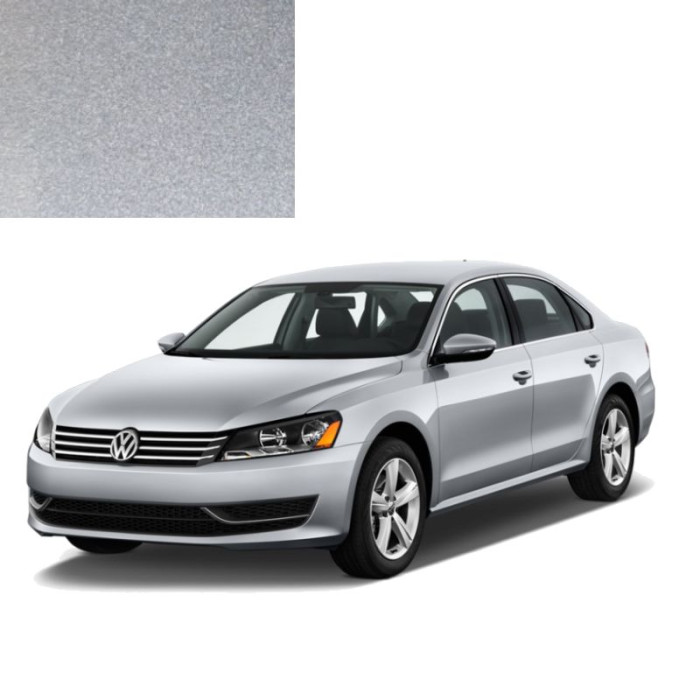 Фарба за кодом металік срібляста Silverbird LA7R для автомобілів Volkswagen