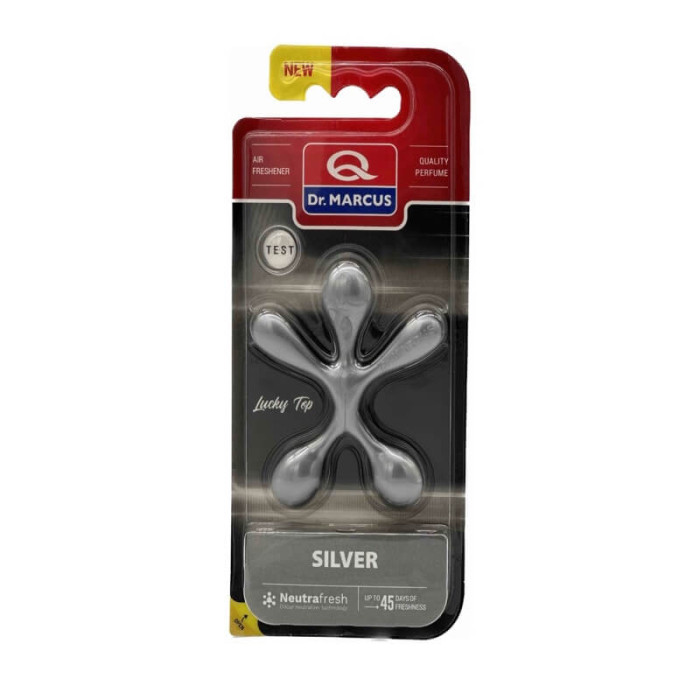 Ароматизатор Dr.Marcus Lucky Top Silver (срібло) підвісний або на дефлектор