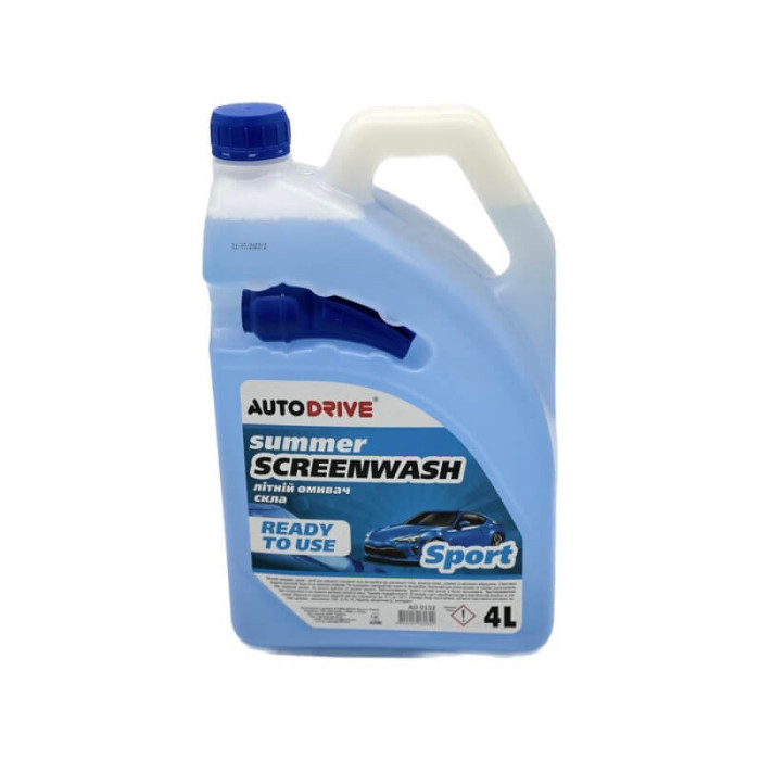 Омивач літній Auto Drive Summer Screen Wash Sport PET 4 л