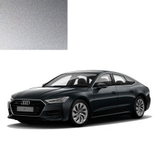 Фарба за кодом металік сіра Quarzgrau LY7G (Q4) для автомобілів Audi