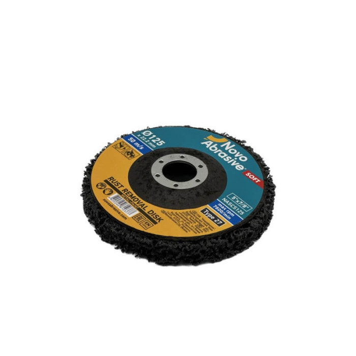 Коло абразивне пурпурове NovoAbrasive 125*22*23мм