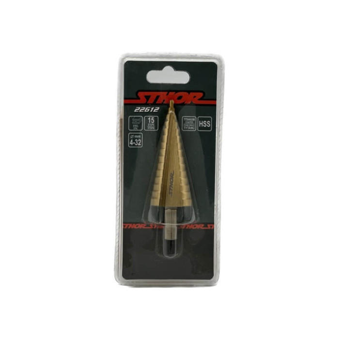 Свердло по металу STHOR 4-32мм.