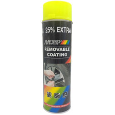 Краска с эффектом Жидкая резина желтая 500 мл в баллончике MOTIP 04310